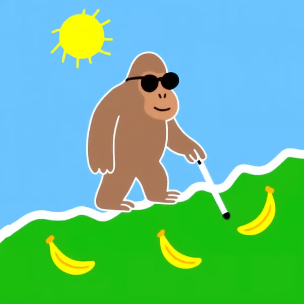 blind ape